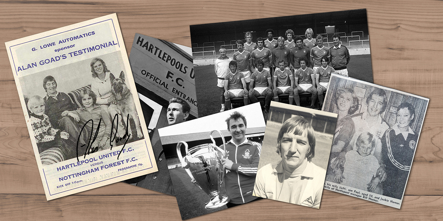 Alan Goad reflects on his 1977 testimonial match against Nottingham Forest, arranged by Brian Clough. A heartfelt tribute to a loyal Hartlepool United player, featuring insights into the game's significance and memorable moments.
